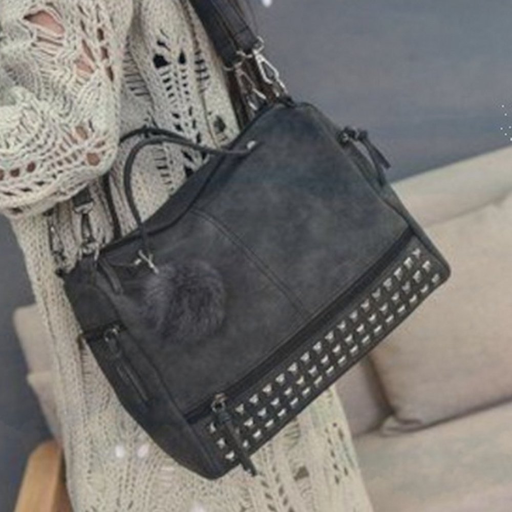 New Tote Handbags Top Punk Casual Shoulder Bags Hobo 235